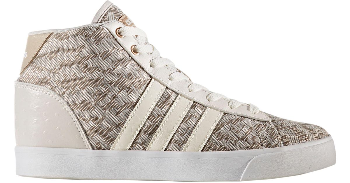 adidas Rubber Cloudfoam Daily Qt Mid Shoes in White Lyst