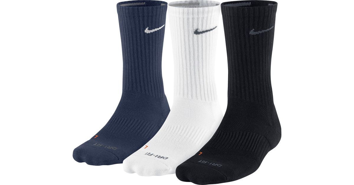 nike navy crew socks