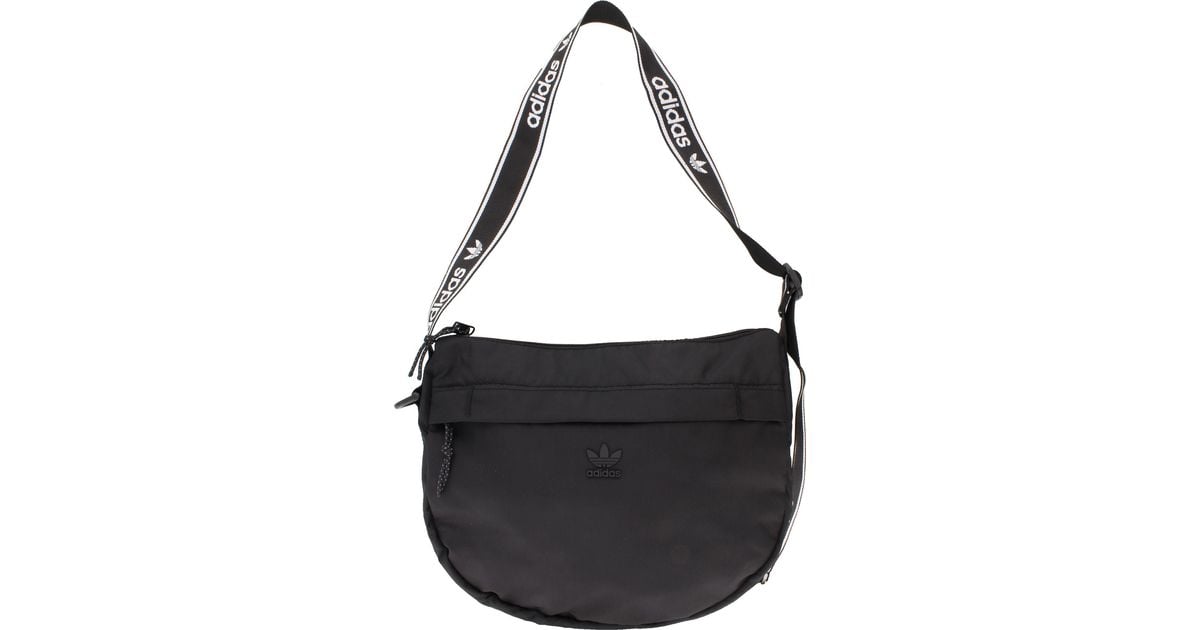 adidas Og Courtside Crossbody Bag in Black/White (Black) Lyst