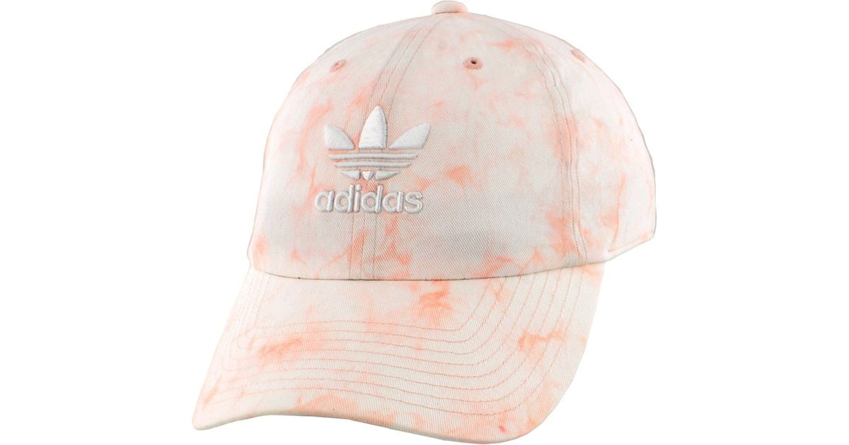 adidas originals women's relaxed tie dye strapback hat