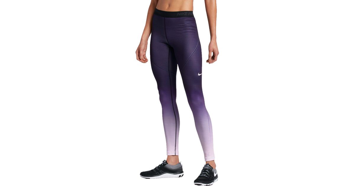 Women's pro hyperwarm fade printed tights Clearance
