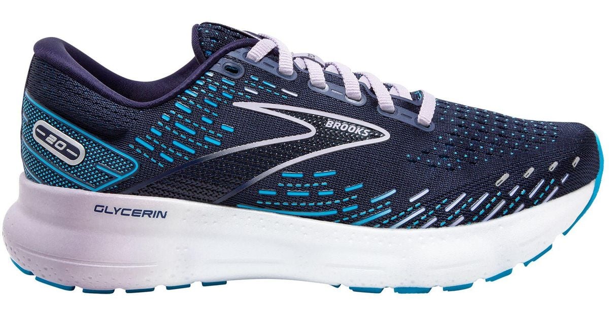 Brooks Glycerin 20 Running Shoes in Blue Lyst