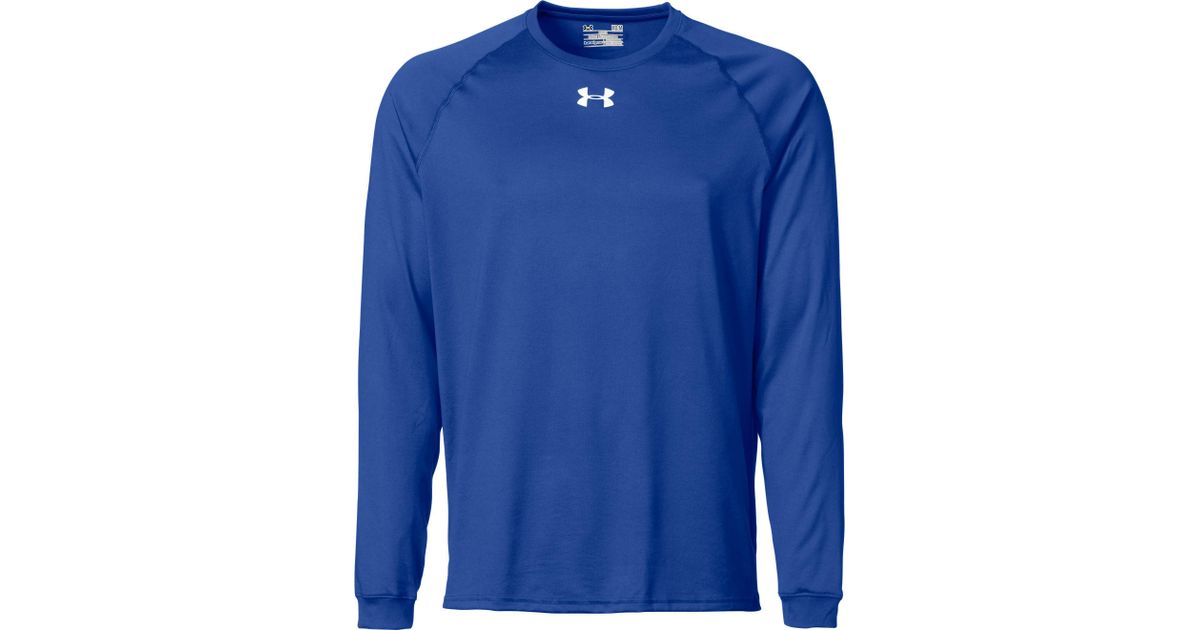 royal blue under armour long sleeve