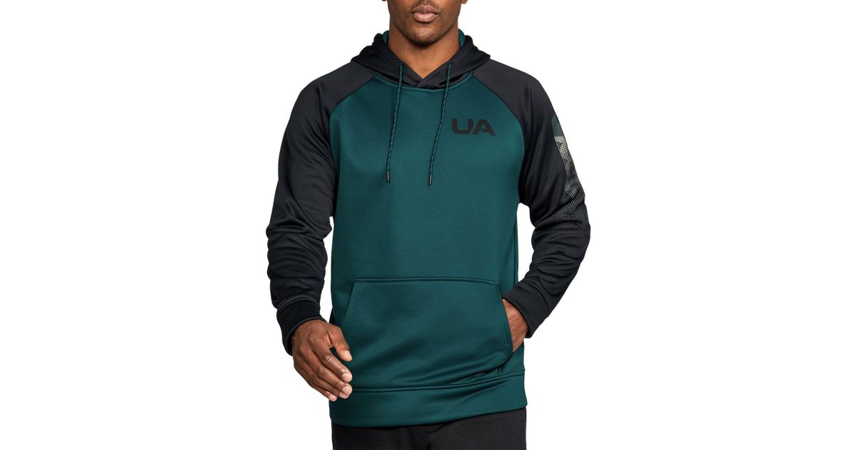 under armour color block hoodie