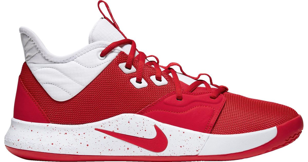 pg 3 shoes red and white