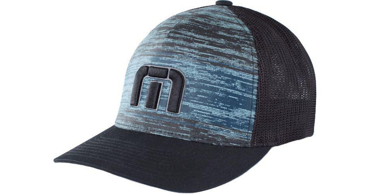 Travis Mathew Totaled Flexfit Golf Hat in Black for Men Lyst