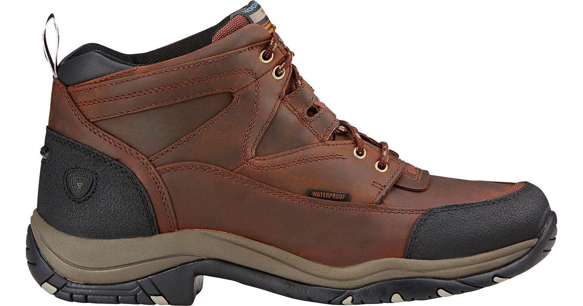 Ariat Terrain H2o Waterproof Hiking Boots in Copper (Brown) for Men - Lyst