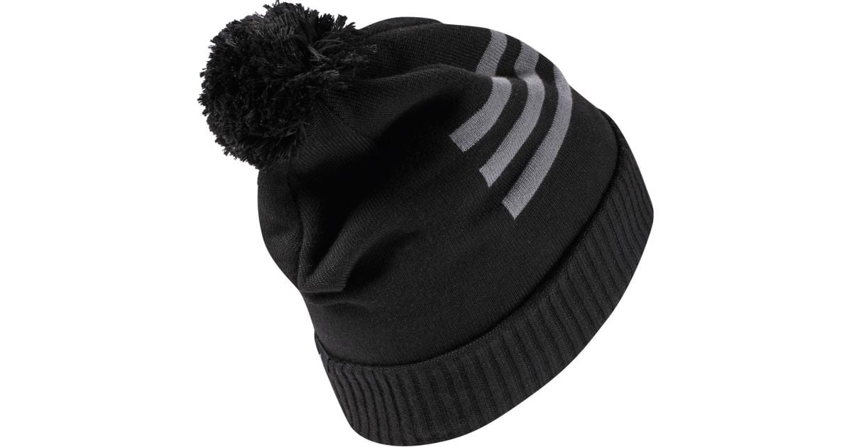 adidas 3 stripe beanie