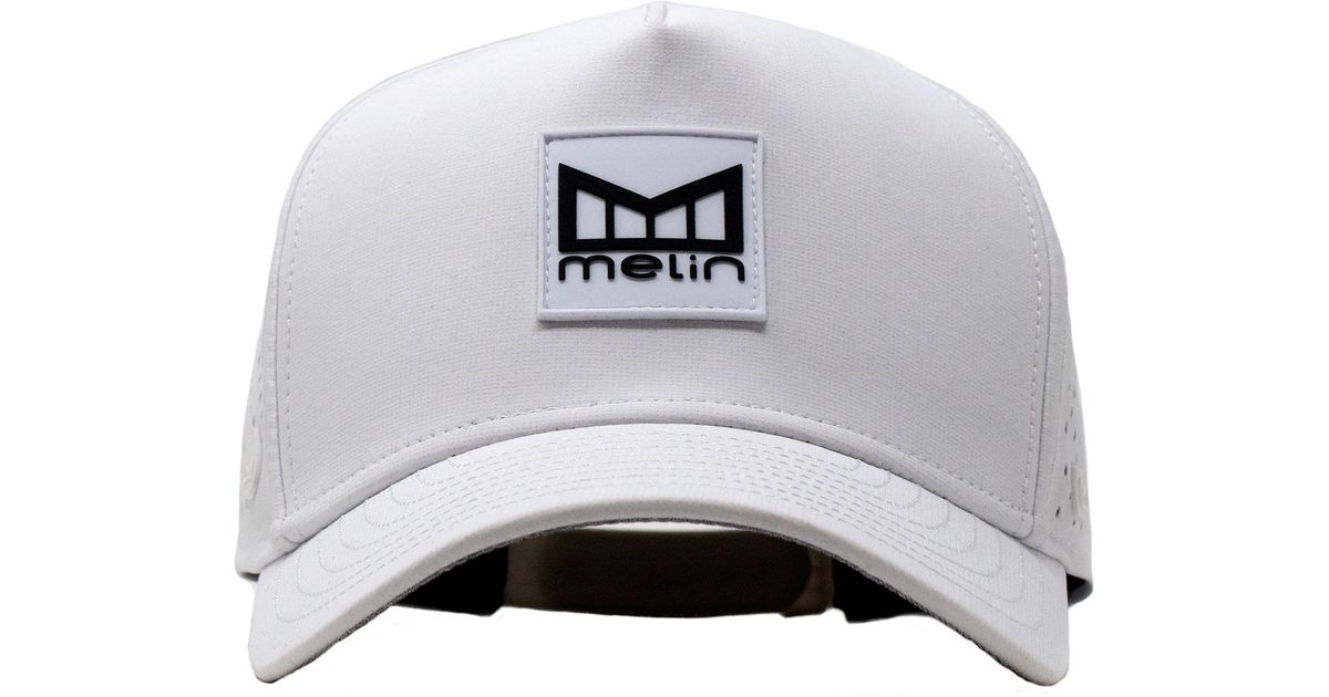 Melin Odyssey Stacked Hydro Golf Hat in White for Men Lyst