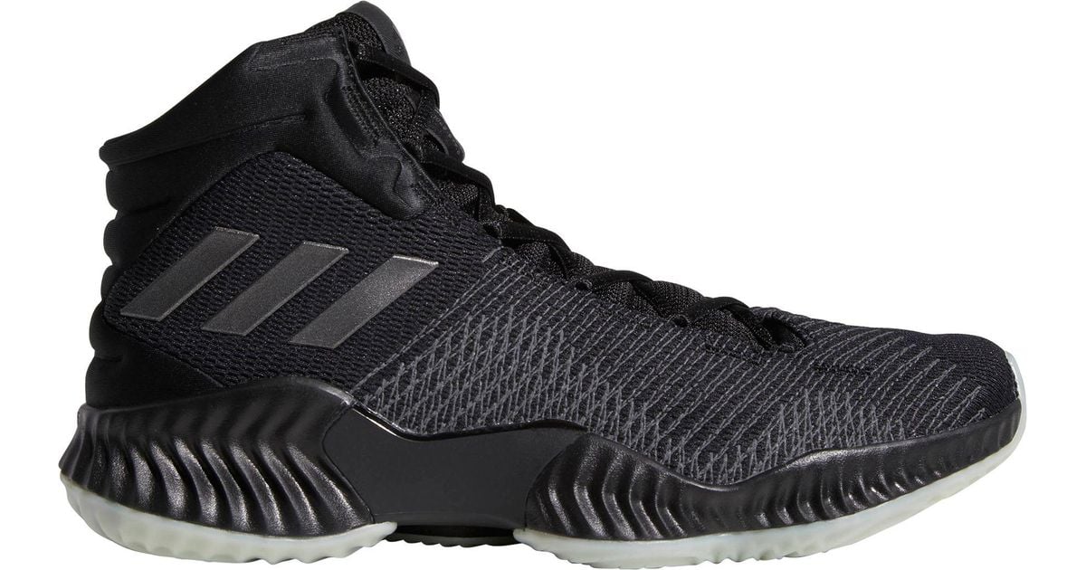 adidas Rubber Pro Bounce 2018 Basketball Shoes in Black/Yellow (Black ...