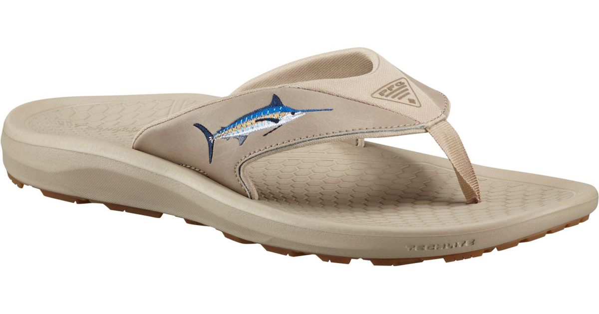 columbia pfg flip flops