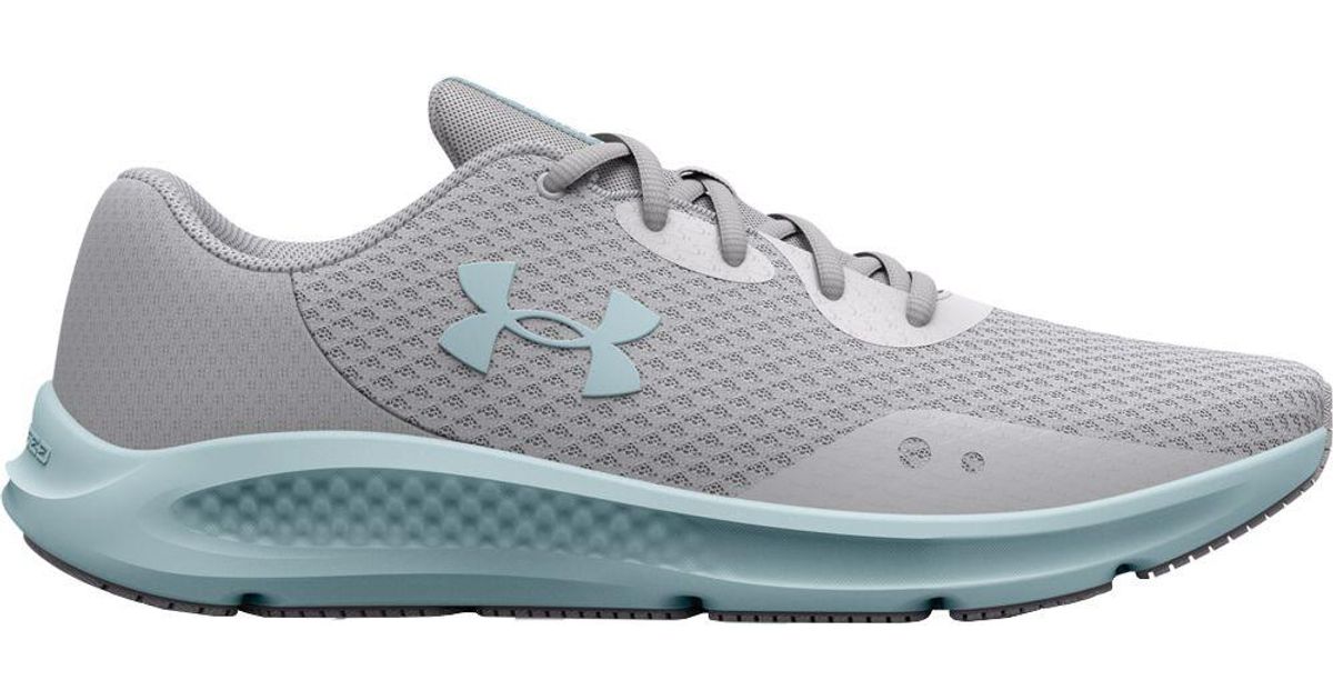 Under Armour Charged Pursuit 3 Running Shoes in Grey/Blue (Gray) - Lyst