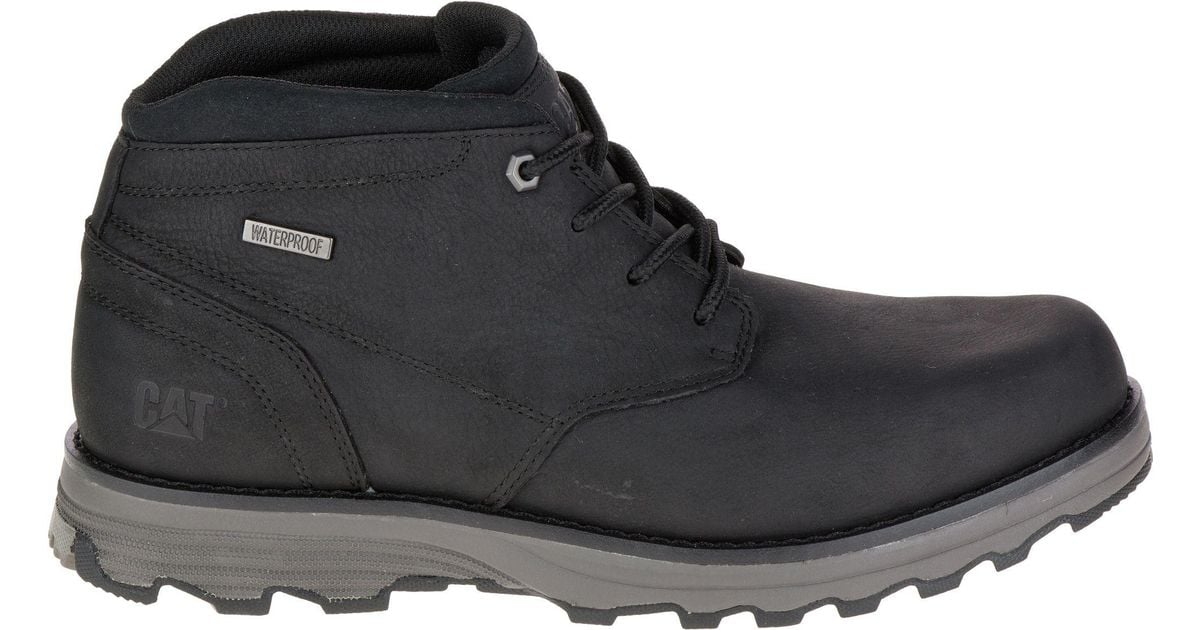 cat men's elude waterproof casual boots