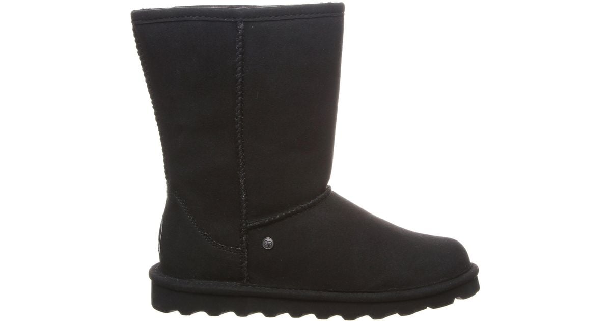 BEARPAW Vegan Elle Short Winter Boots in Black Lyst