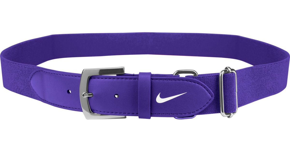 Nike Leather Adult Baseball Belt 2.0 in Purple Lyst