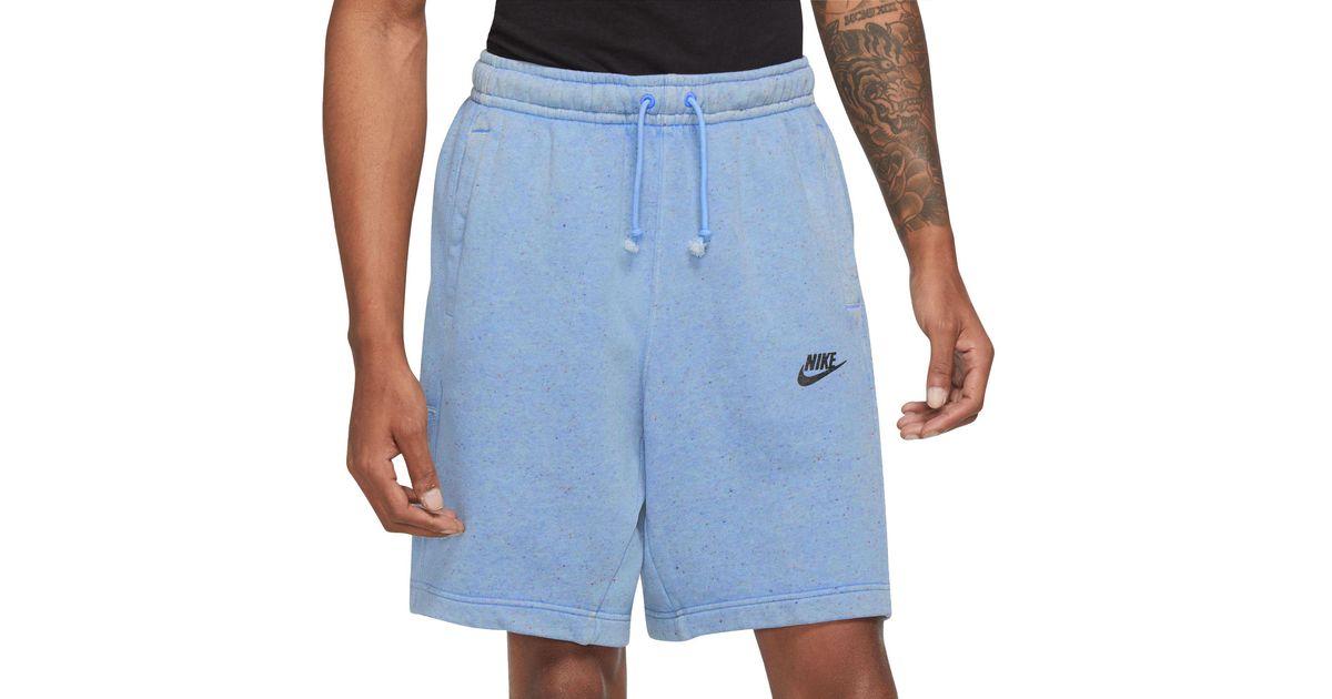 Nike Sportswear Club Fleece+ Revival Brushed Back Shorts in University ...