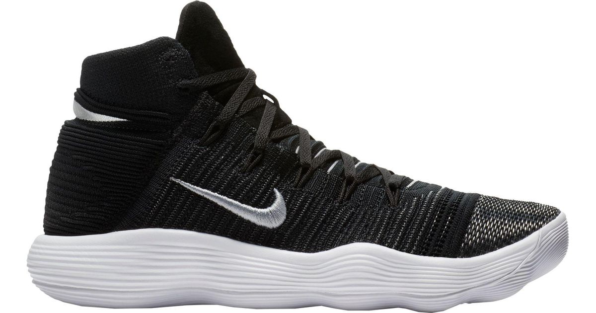 nike react hyperdunk 2017 flyknit black