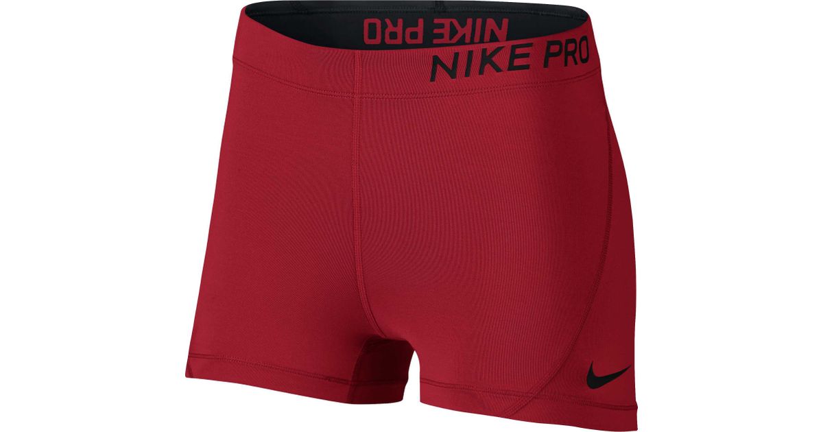nike compression shorts red