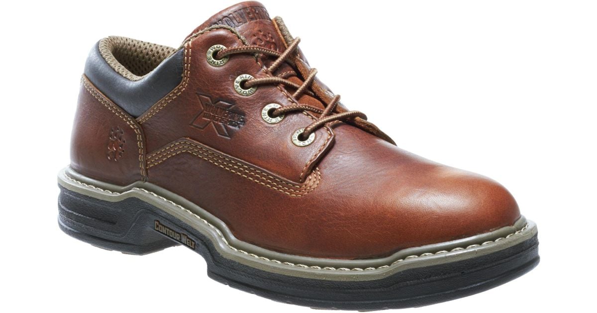 leather work shoes for men