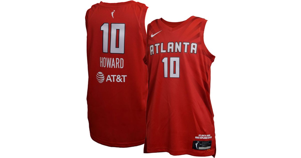 Nike Atlanta Dream Rhyne Howard 10 Red Jersey Lyst
