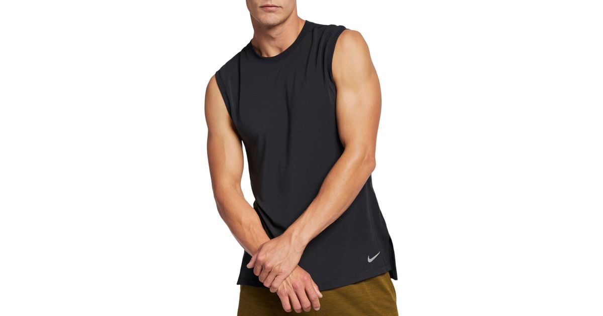 nike men's dry transcend tank top