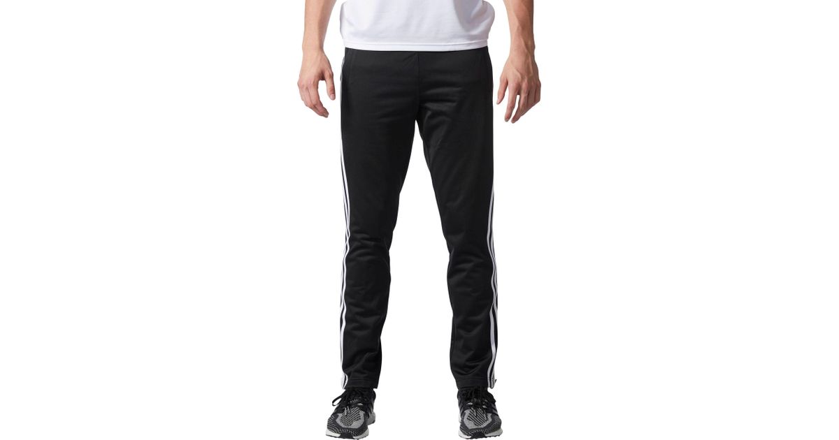 adidas Essentials Tricot Zipper Pants in Black/White (Black) for Men Lyst