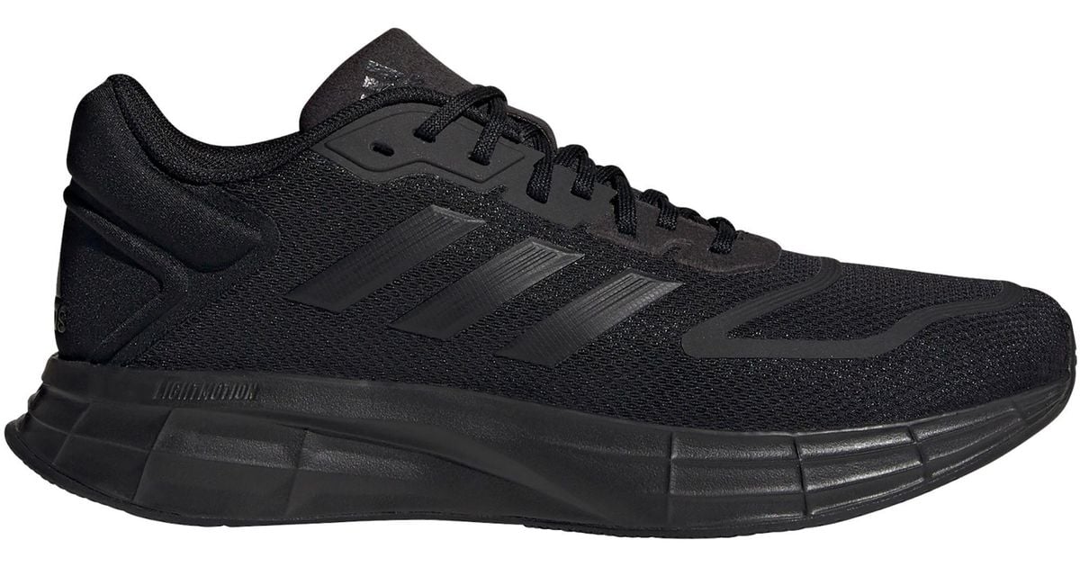 adidas Duramo 10 Running Shoes in Black/Black (Black) for Men Lyst