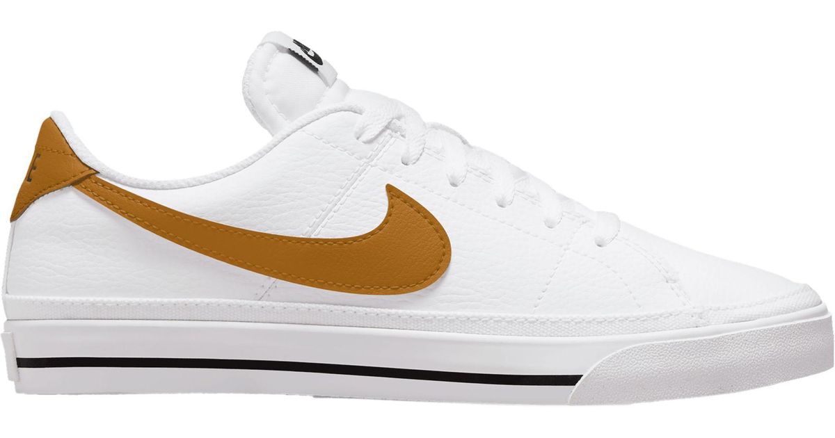 white gold nike shoes