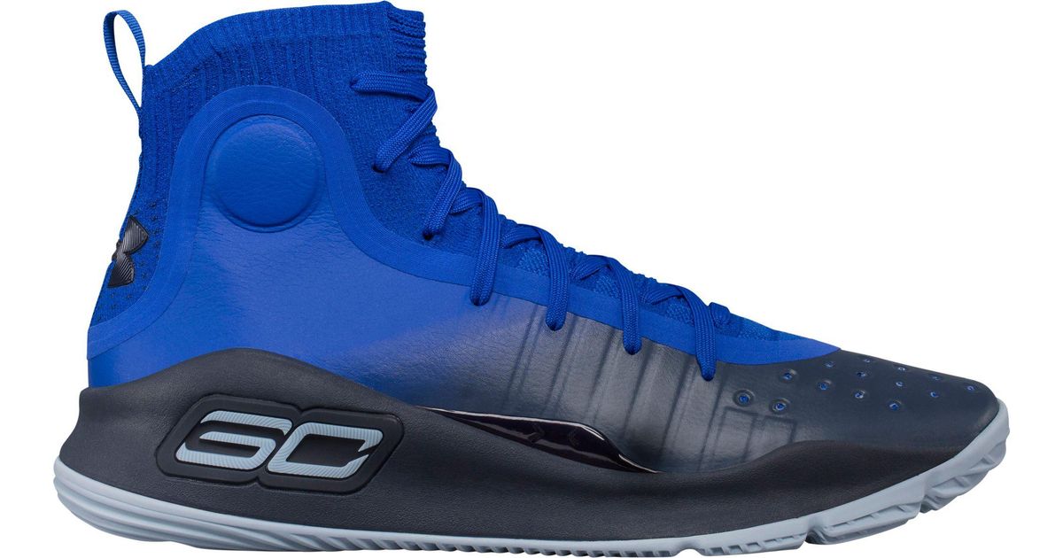 Under Armour Synthetic Curry 4 Basketball Shoes in Blue
