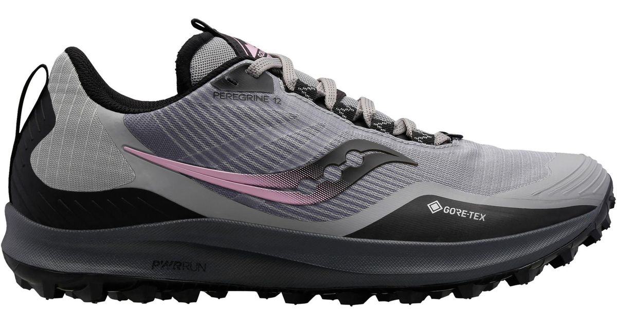 Saucony Peregrine 12 Gtx Trail Running Shoes in Black | Lyst