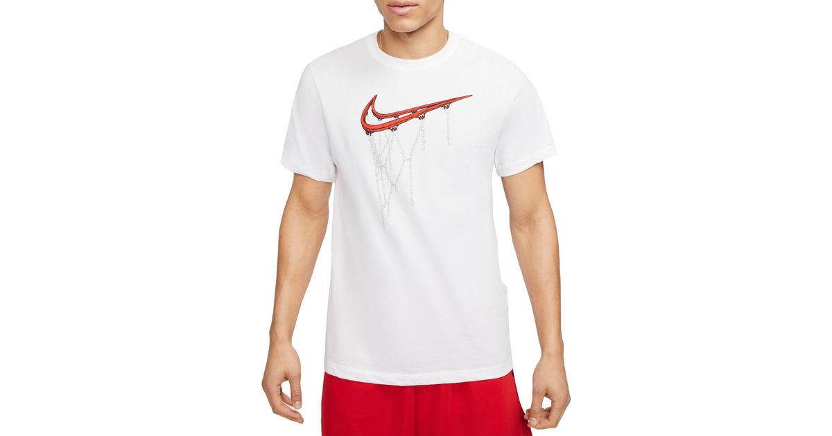 nike swoosh chain net shirt