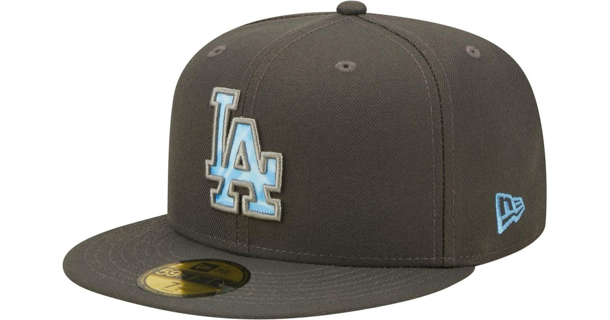 KTZ Father's Day '22 Los Angeles Dodgers Dark Gray 59fifty Fitted Hat
