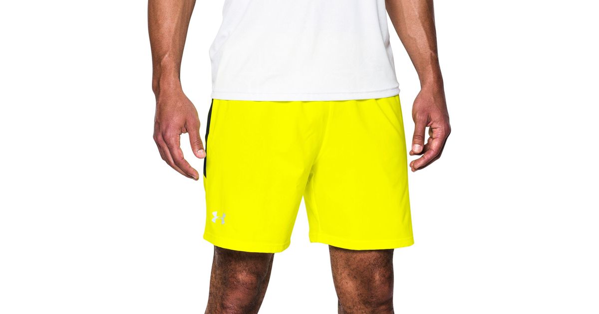 under armour yellow shorts