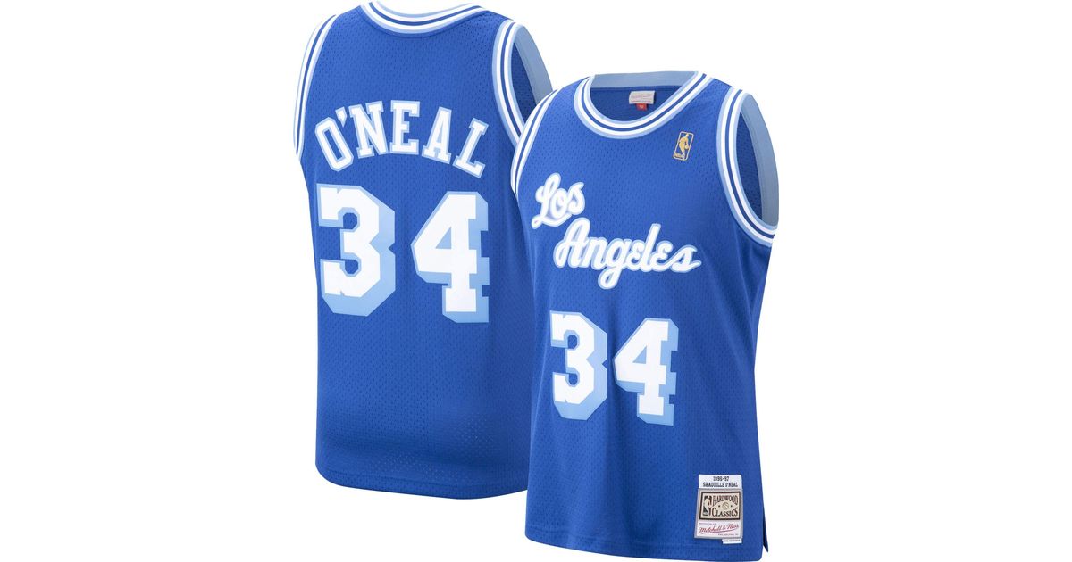 blue shaq jersey lakers