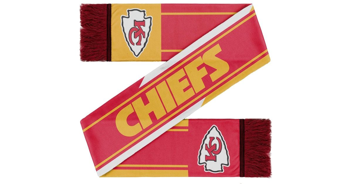 FOCO Kansas City Chiefs Colorwave Scarf in Red Lyst