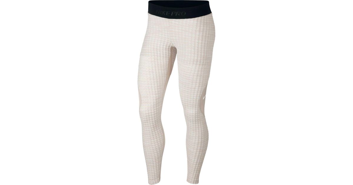 Nike Synthetic Pro Hyperwarm Training Tights in Desert Sand (Natural) | Lyst