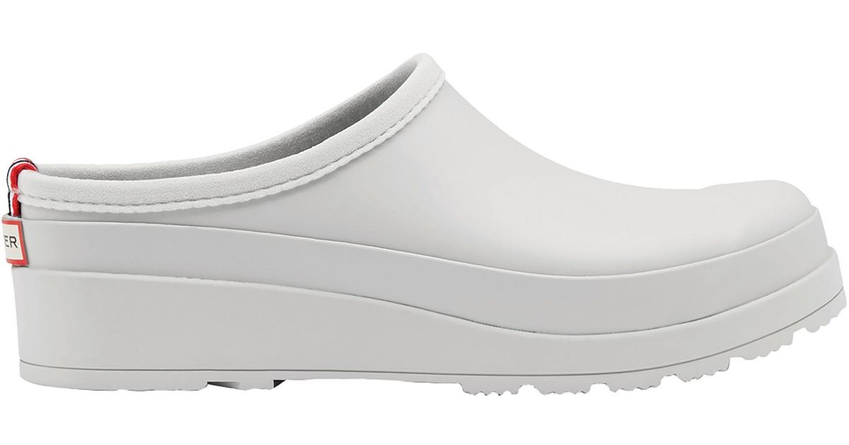 HUNTER Rubber Hunter Original Play Clogs in Zinc (Black) Lyst