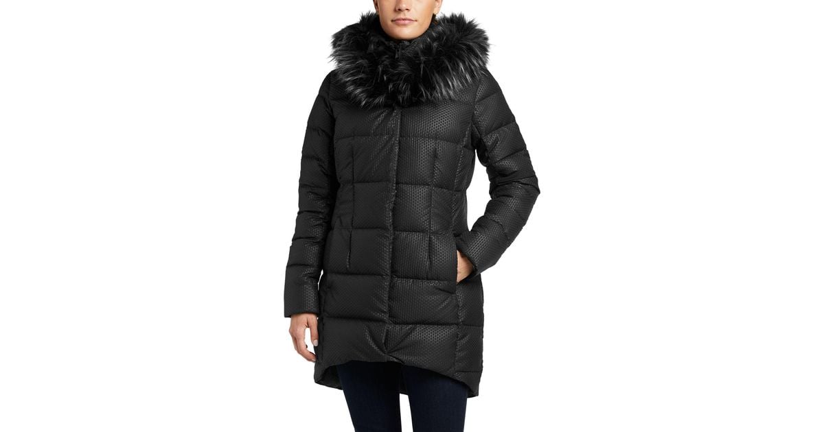 north face fur parkina