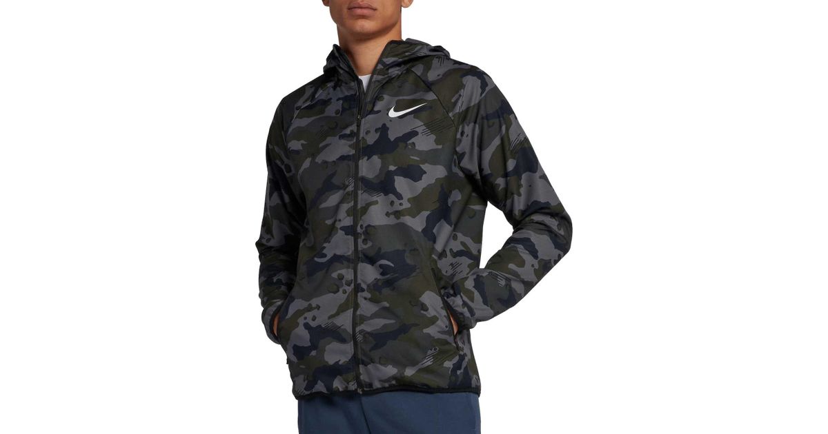 nike camo training jacket