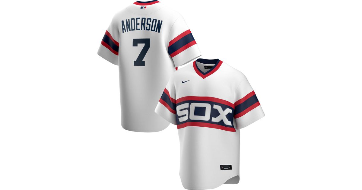 anderson white sox jersey