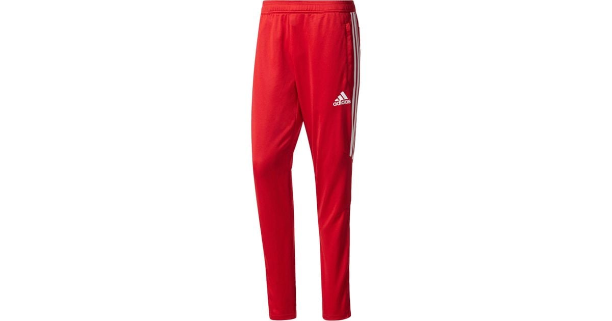 red soccer pants