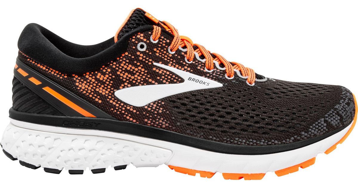 brooks ghost 11 black orange