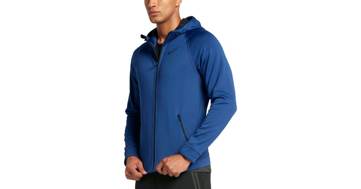 nike therma sphere full zip hoodie