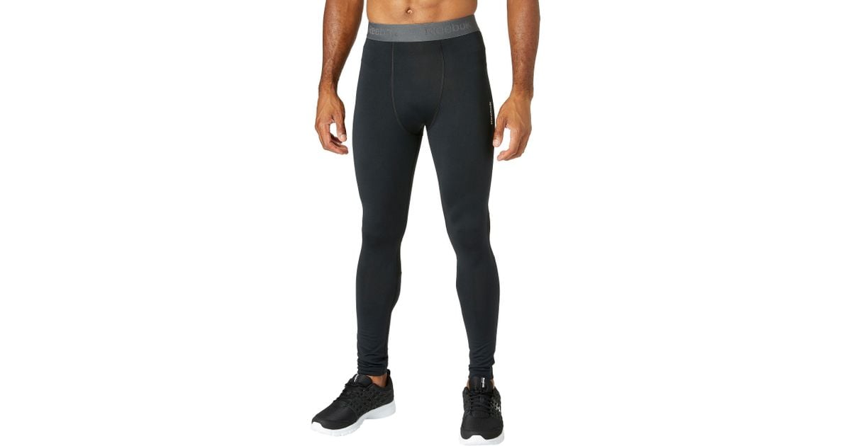 reebok men's cold weather compression tights