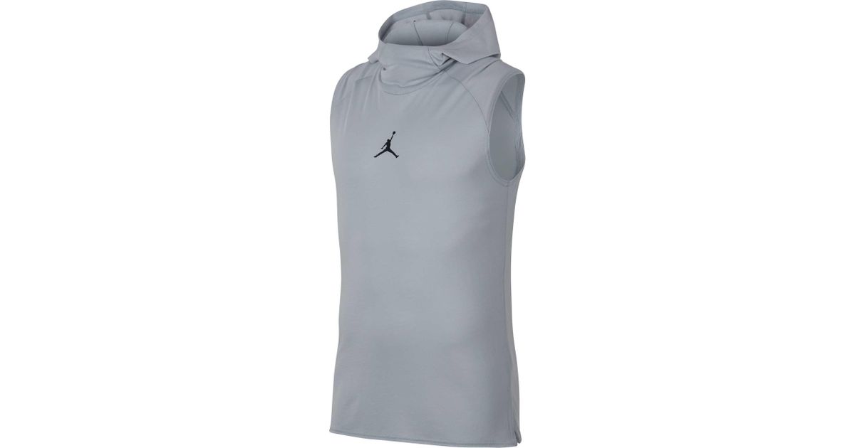 jordan alpha dry sleeveless hoodie