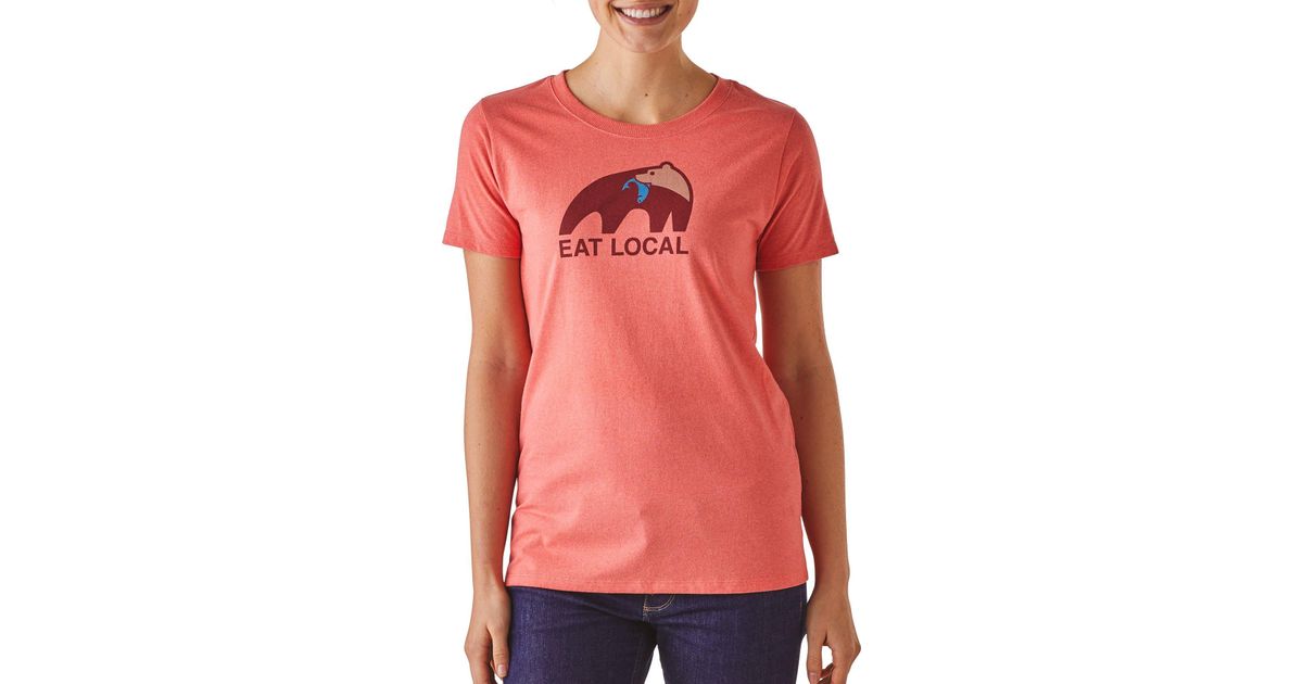 patagonia eat local shirt
