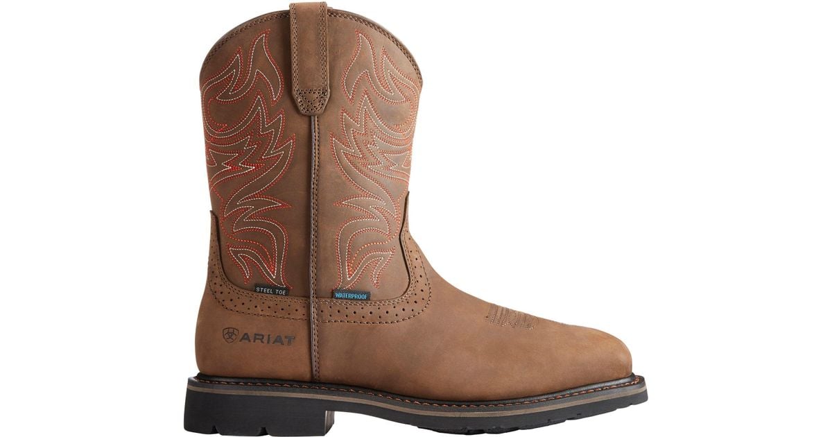 ariat sierra h2o waterproof work boots