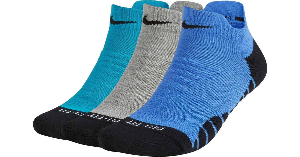 nike performance cushion low rise socks with bag