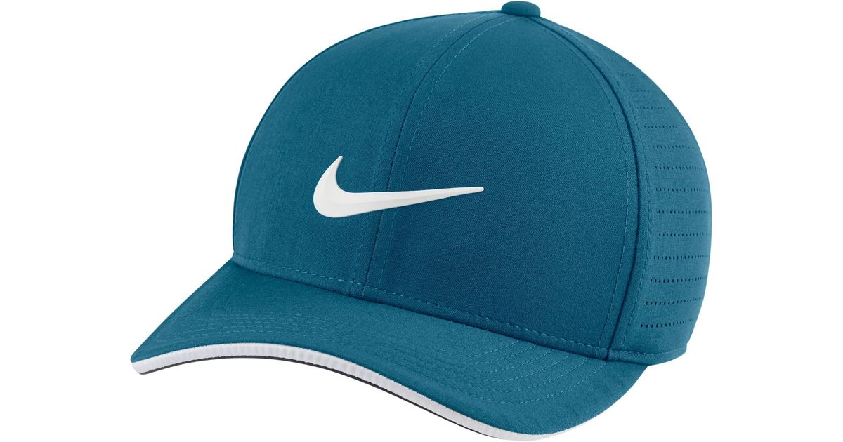Nike Drifit Adv Classic99 Perforated Golf Hat in Blue for Men Lyst