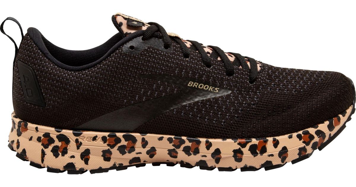 Brooks Revel 4 Leopard Print Running Shoes in Black Lyst